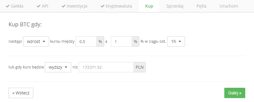 Konfiguracja KryptoBota - krok 4