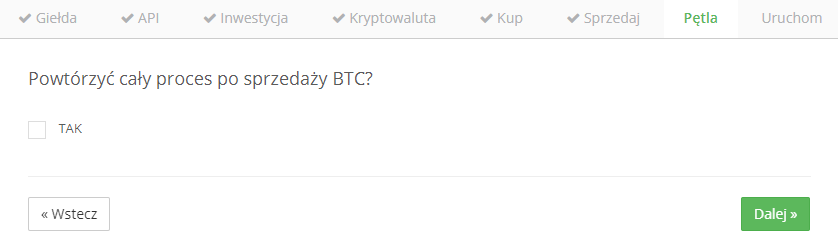 Konfiguracja KryptoBota - krok 6