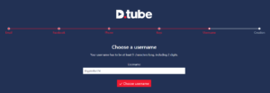 DTube - nazwa użytkownika 